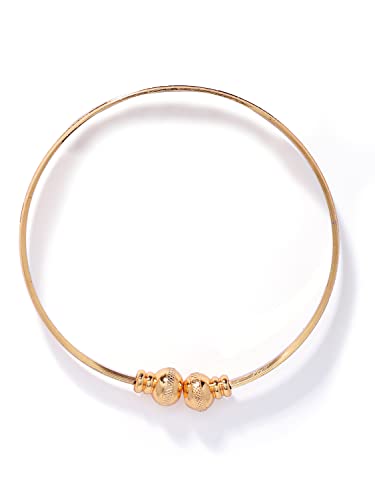 Elegant 18k Plated Bracelet Bangle, Size